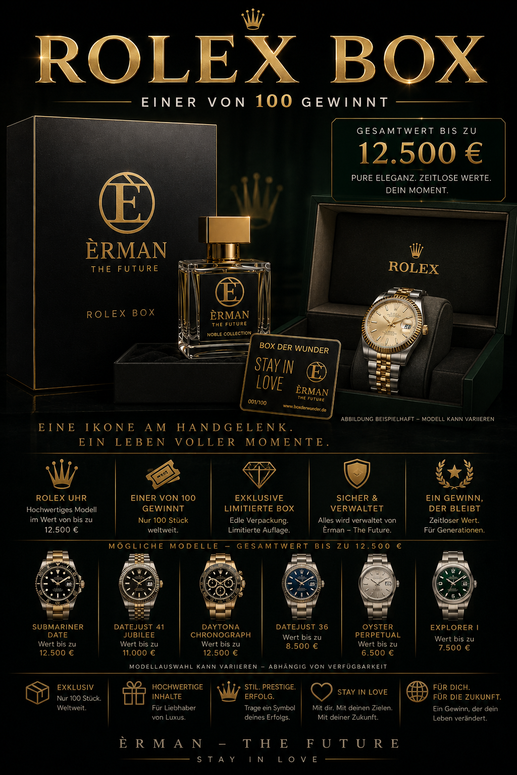⌚Rolex Box⌚ Limitierter Drop 100 Stück