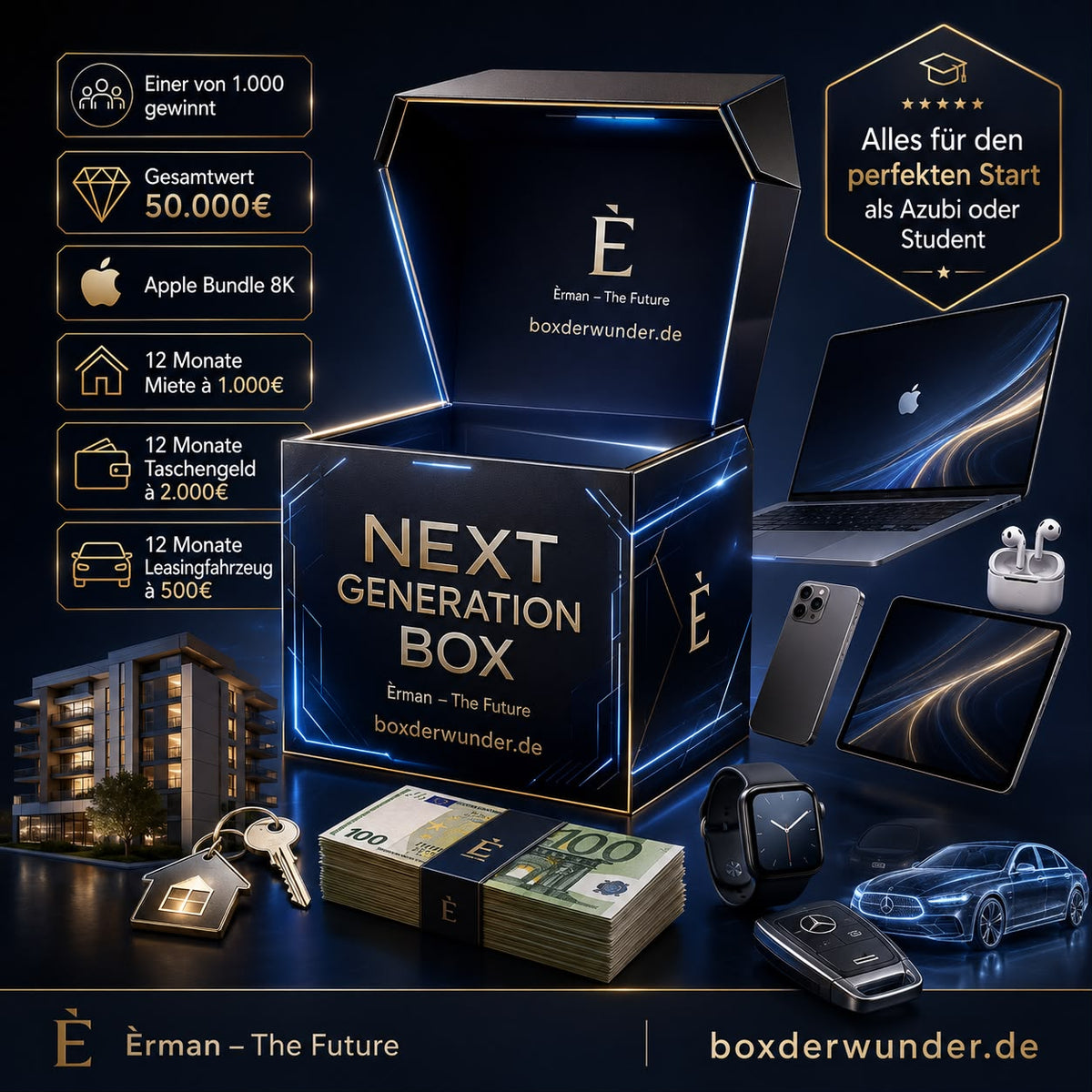 🤓 Next Generation Box 1.000 🤓 – Nur Studierende & Azubis